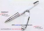 Perfect Replica Mont blanc Meisterstuck Silver Clip White Fineliner Pen Gift
